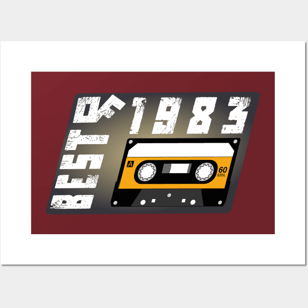 best of 1983 36 years Old Wall Art by TOPTshirt